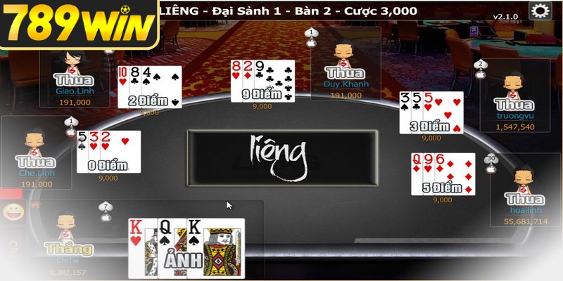 Nắm vững luật chơi cơ bản tại sảnh liêng 789WIN trực tuyến