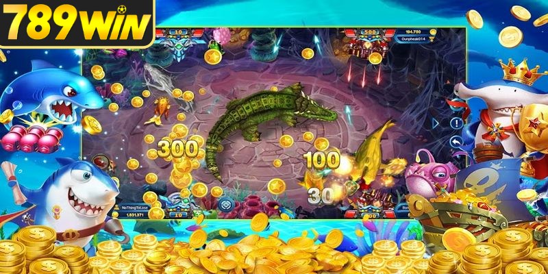 Sảnh bắn cá 789WIN phân tầng mục tiêu và mức đạn